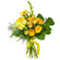 Yellow bouquet of roses and chrysanthemum. Mogilev